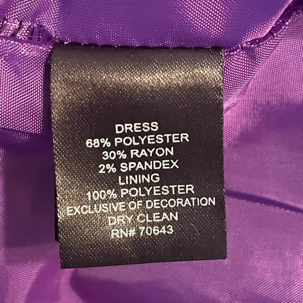 Jessica Howard Brown Dress with Purple Lining - Picture 6 of 6